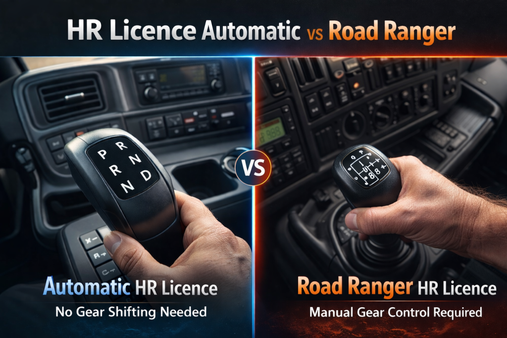 HR licence automatic vs road ranger